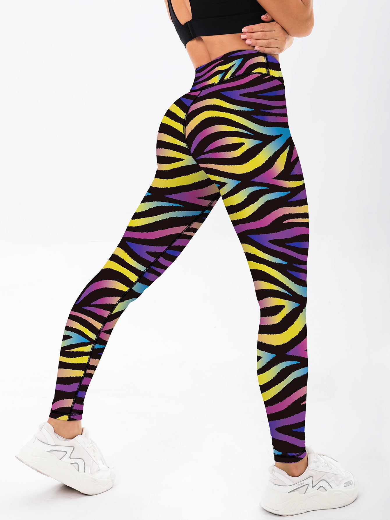 Rainbow Zebra Move Leggings