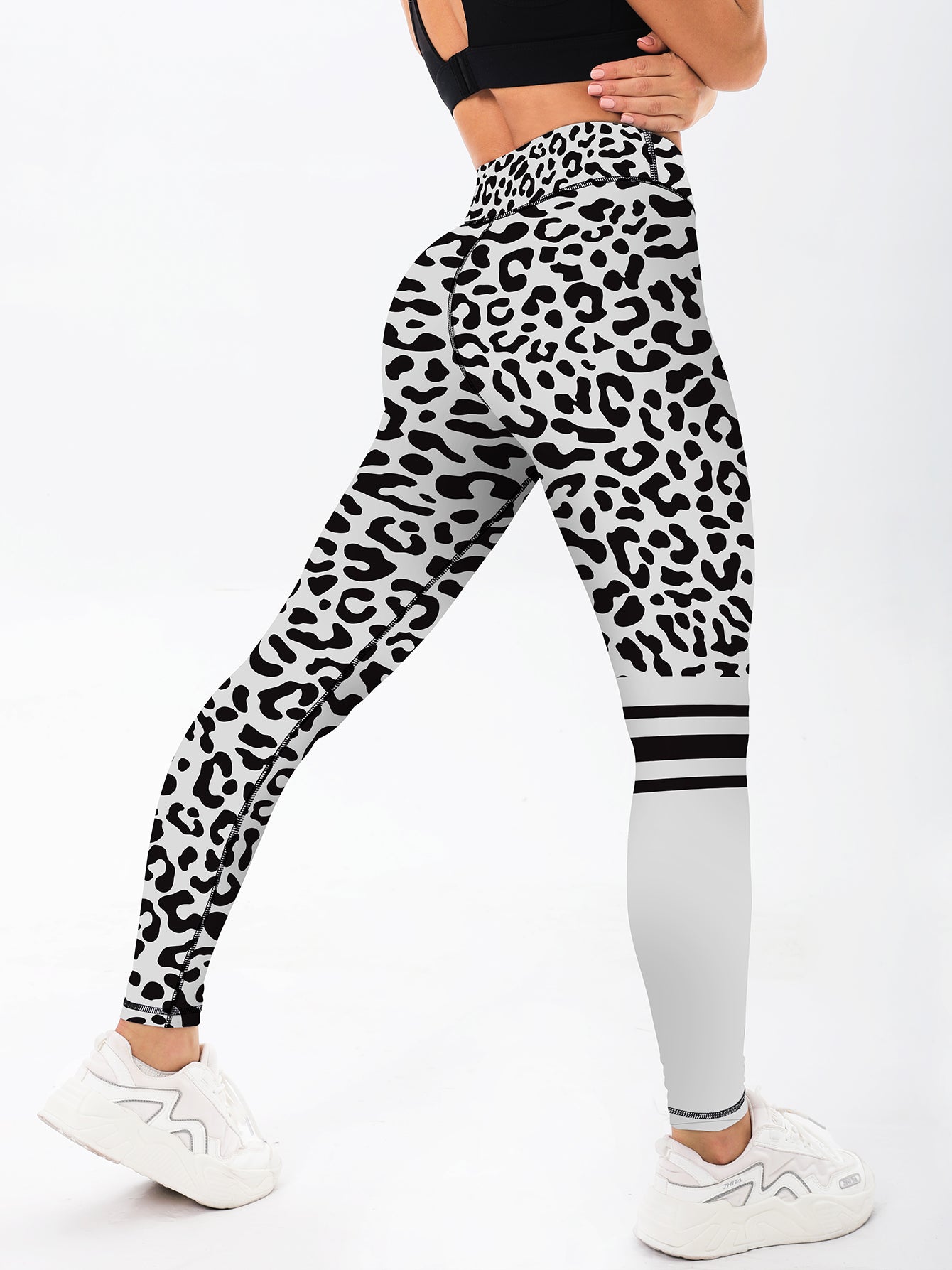 White Cheetah Move Leggings