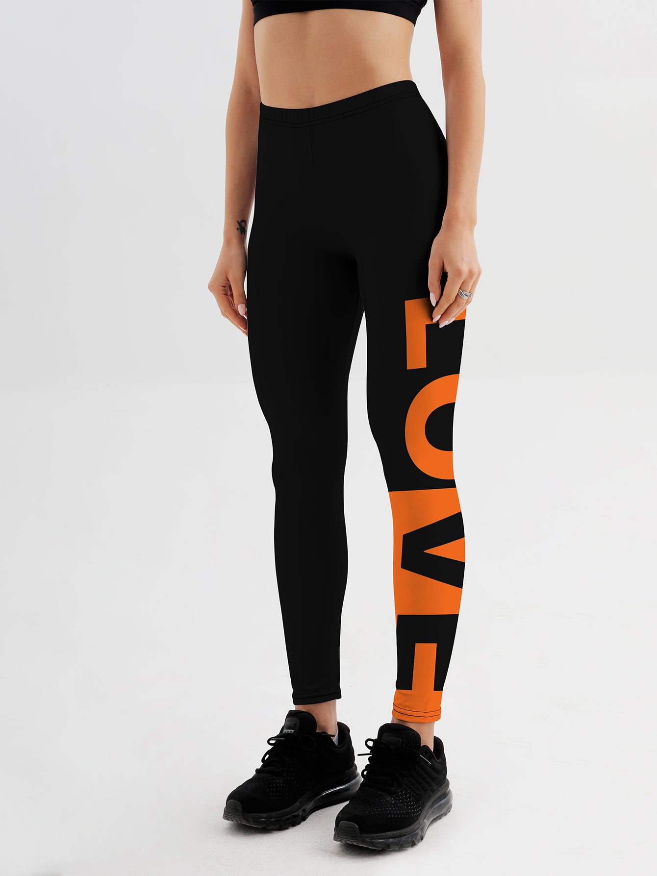 Orange Love Bound Leggings