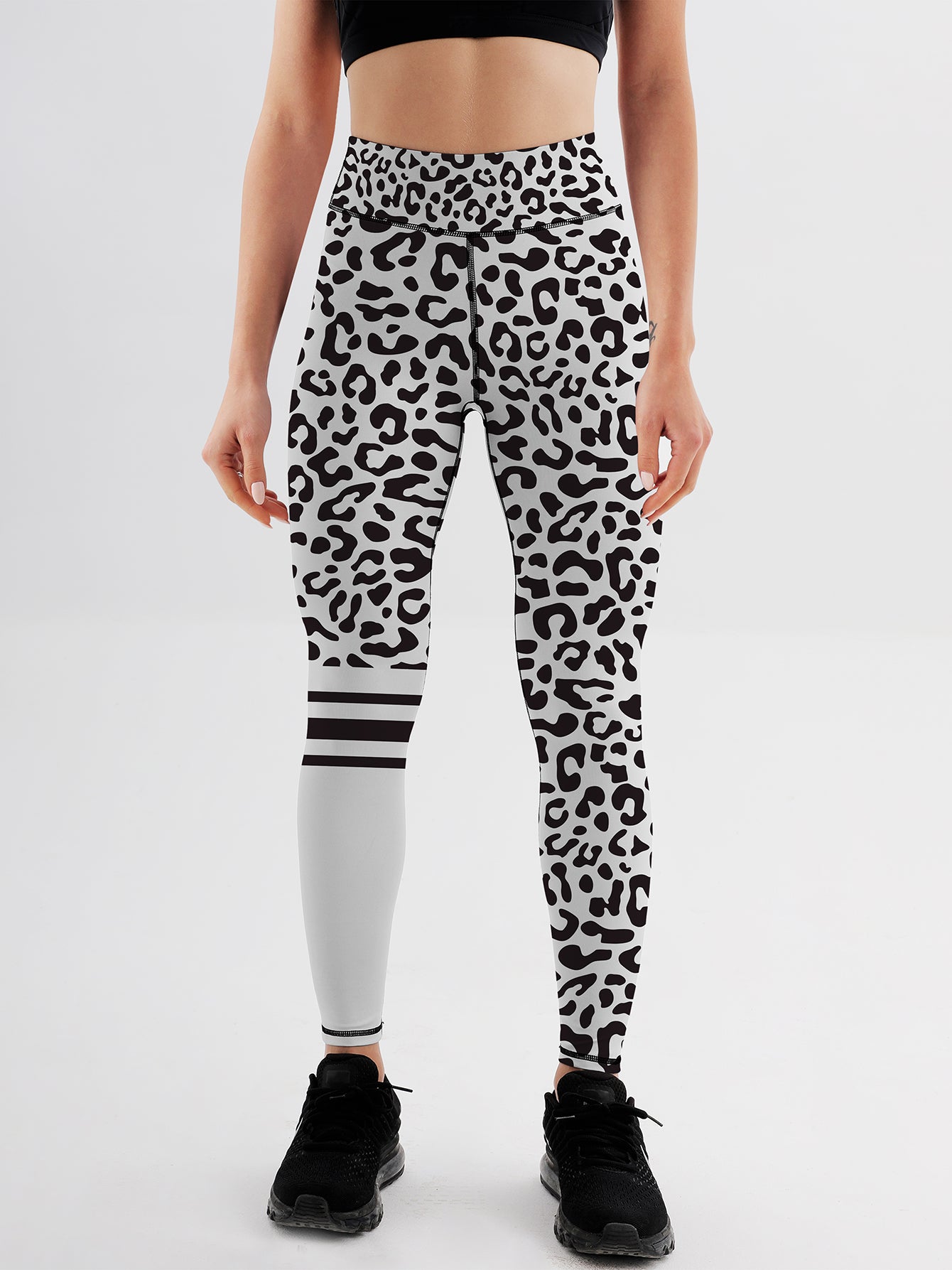 White Cheetah Move Leggings