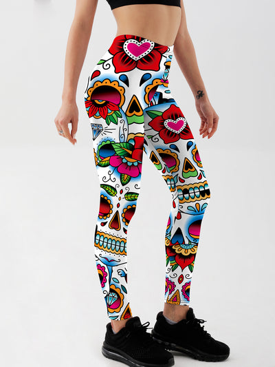 Abyss Sugar Skull Leggings