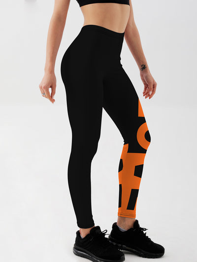 Orange Love Bound Leggings