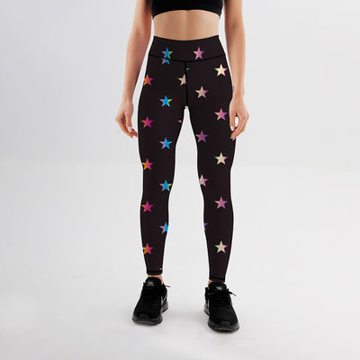 Rainbow Stars Move Leggings