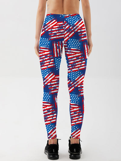 Flag Frenzy Leggings