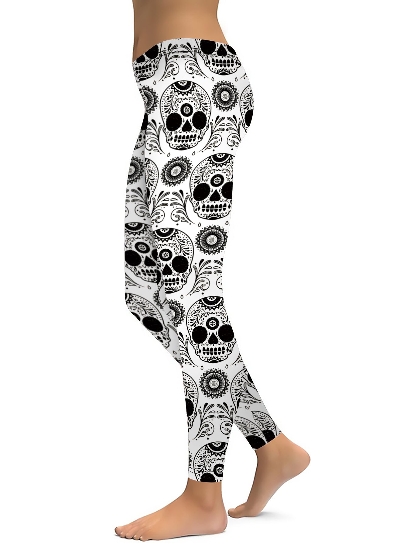 Inked Sugar Skull Leggings