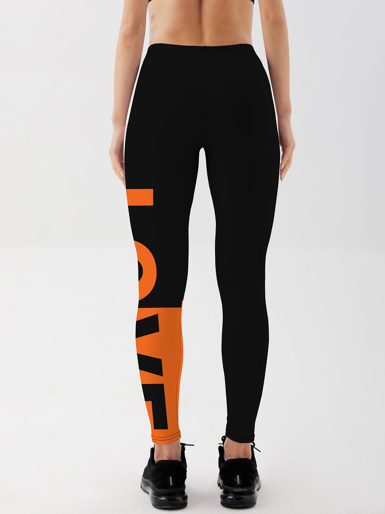 Orange Love Bound Leggings