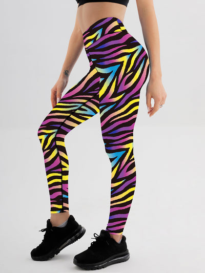 Rainbow Zebra Move Leggings