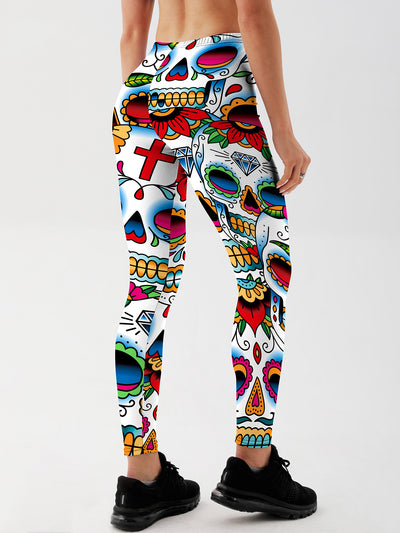 Abyss Sugar Skull Leggings