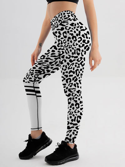 White Cheetah Move Leggings