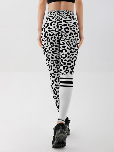 White Cheetah Move Leggings