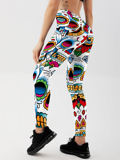 Abyss Sugar Skull Leggings