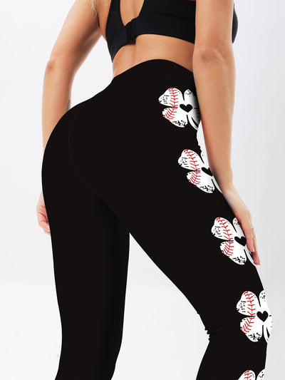 Four Leaf Baller Leggings