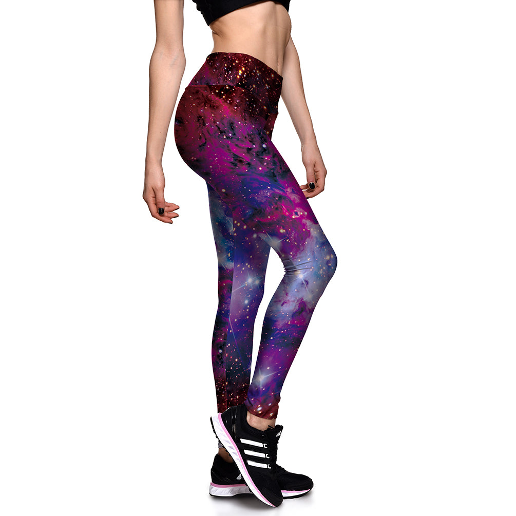 LotusX™ Purple Galaxy Leggings – Lotus Leggings