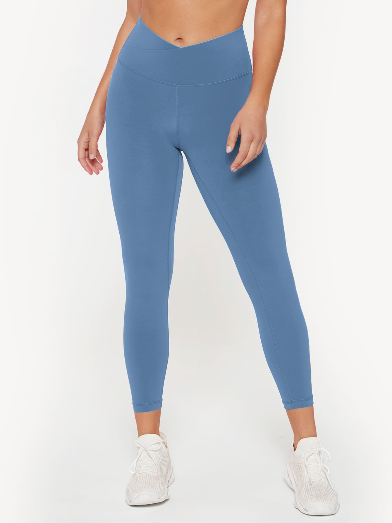 Blue Cross Waist Leggings