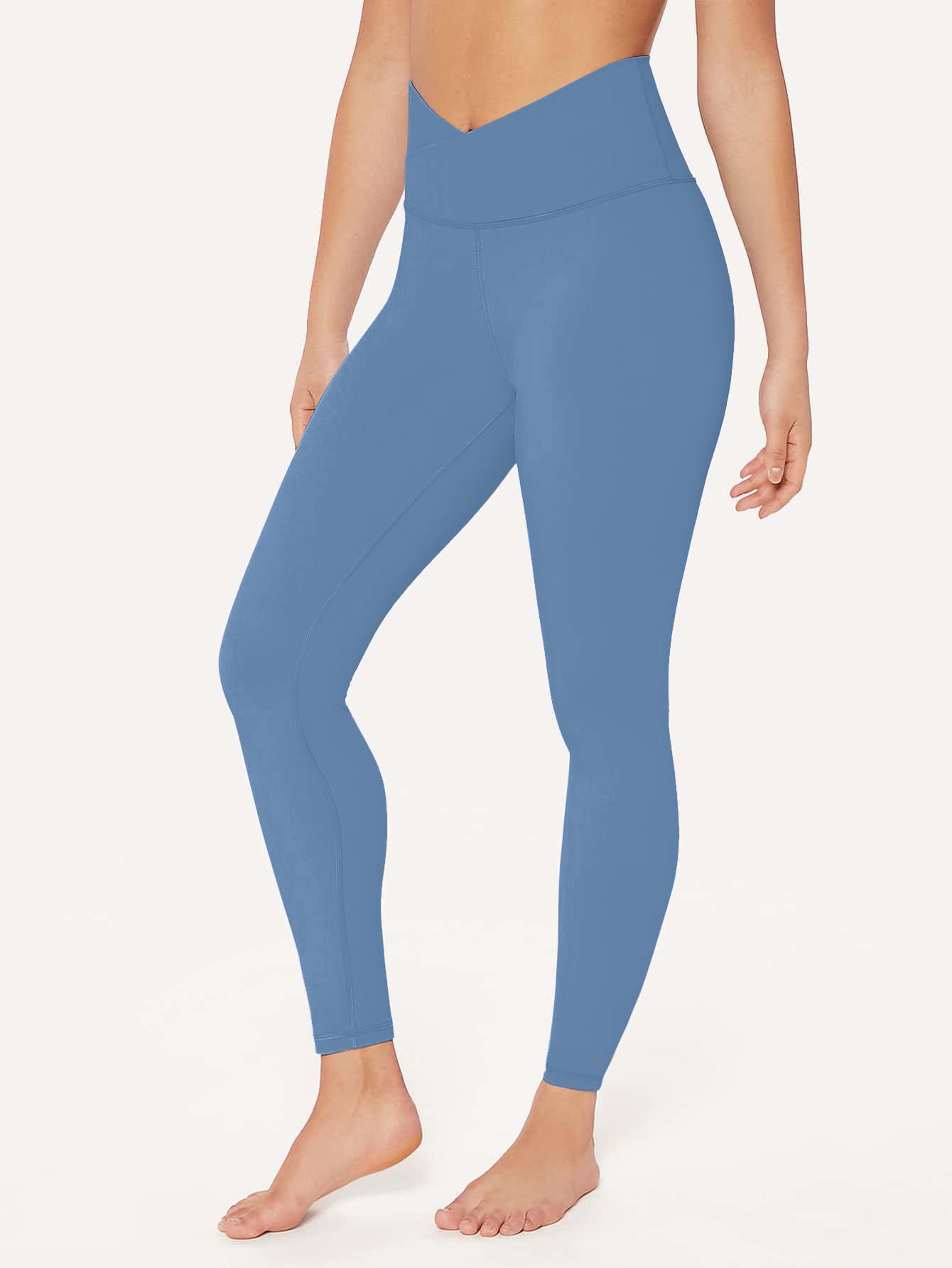 Blue Cross Waist Leggings