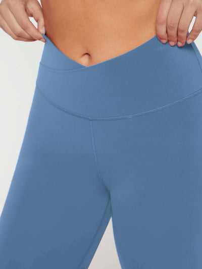 Blue Cross Waist Leggings