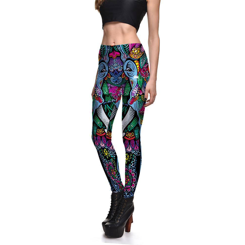 BEAUTY IN THE JUNGLE LEGGINGS - Lotus Leggings