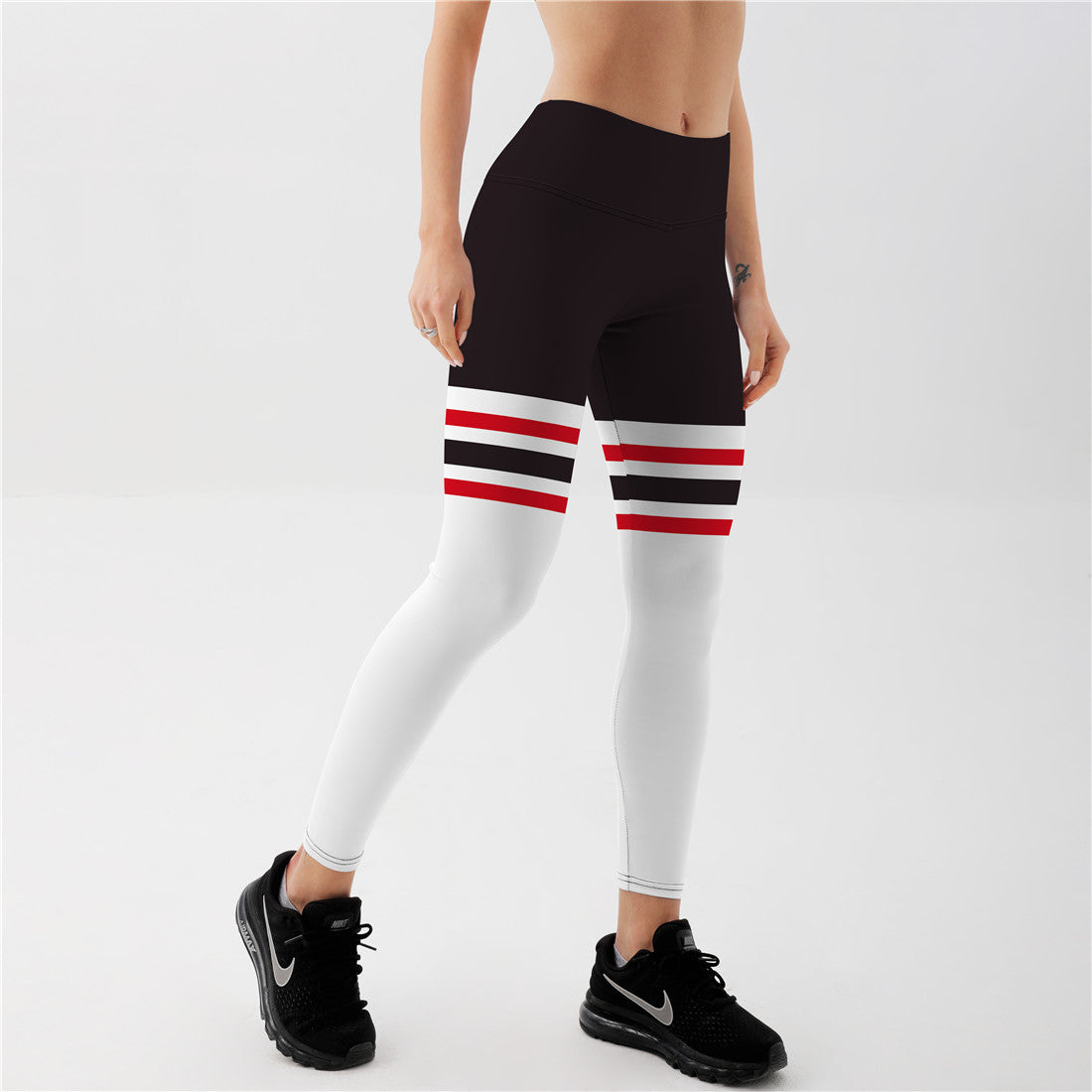 High Socks Athletic Leggings