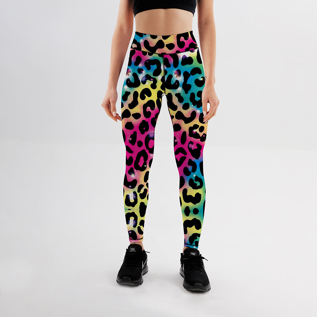 Sparkling Rainbow Leopard Move Leggings