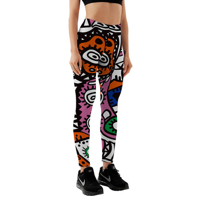 Pop Eye Doodle Leggings