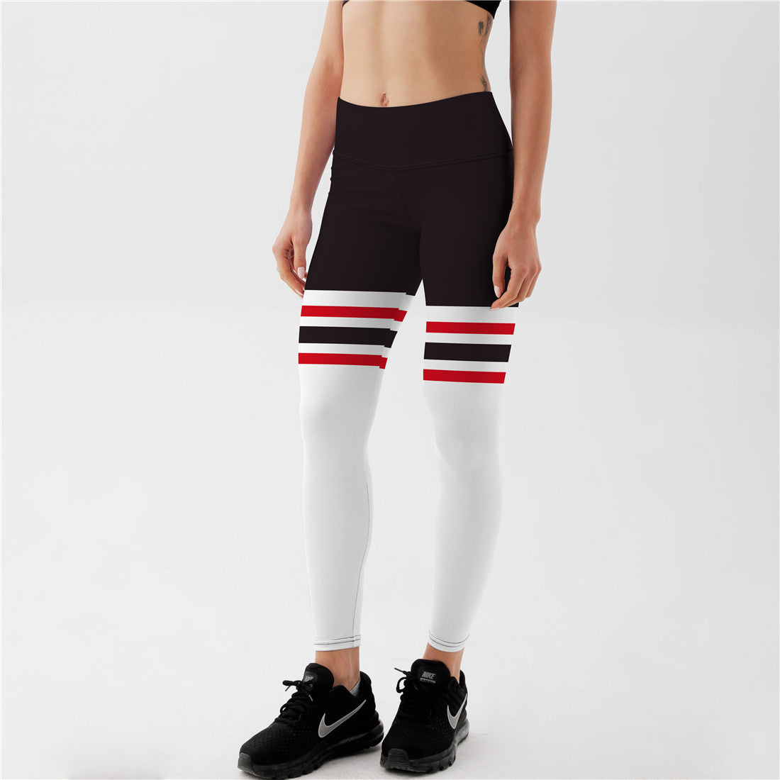 High Socks Athletic Leggings