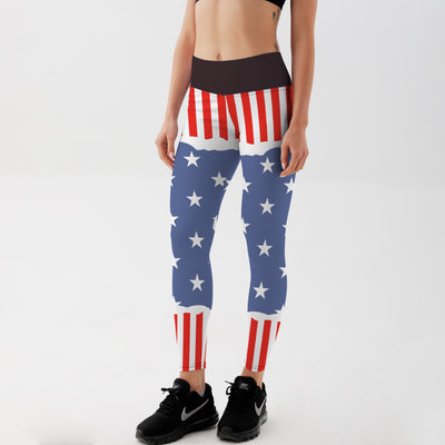 Stars N Stripes Athletic Leggings