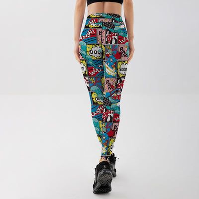 Comic Strip Move Leggings