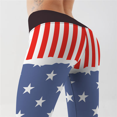 Stars N Stripes Athletic Leggings