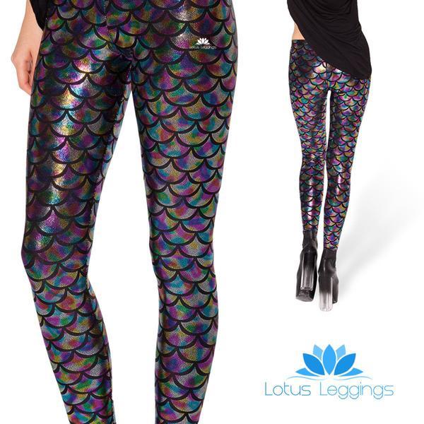 Top Quality Mermaid Leggings Lotus Leggings