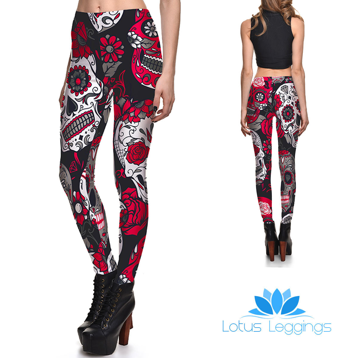 Deadly Garden Leggings - Lotus Leggings